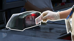 Los beneficiarios utilizan el vale digital para compras en supermercados Los beneficiarios utilizan el vale digital para compras en supermercados