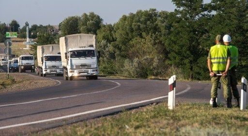 Ejército ucraniano destruyó vehículos militares procedentes de Rusia