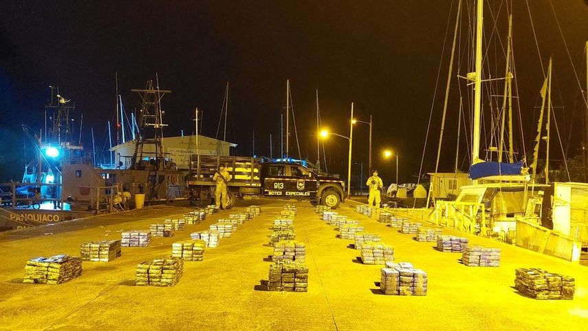 Operativo antidrogas en Isla Grande