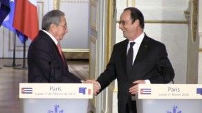 Francia pide el fin del embargo a Cuba