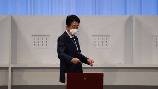 Shinzo Abe.