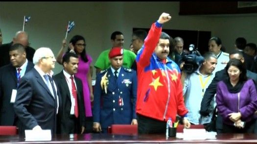 Maduro y Correa en la Cumbre de los Pueblos
