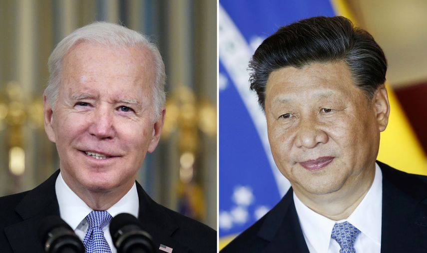 &nbsp;Joe Biden y Xi Jinping.