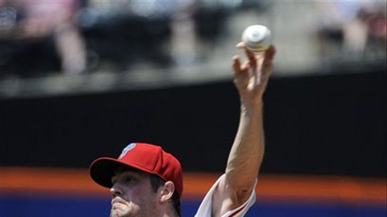 Filis 8, Mets 4; Hamels llega a 8 victorias