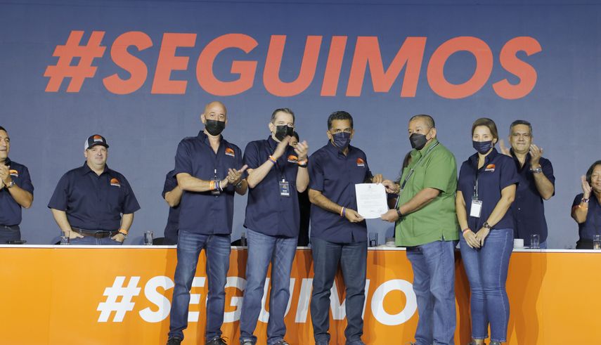 Certificación del Tribunal Electoral al Movimiento Otro Camino por el 91% de participación de sus líderes.