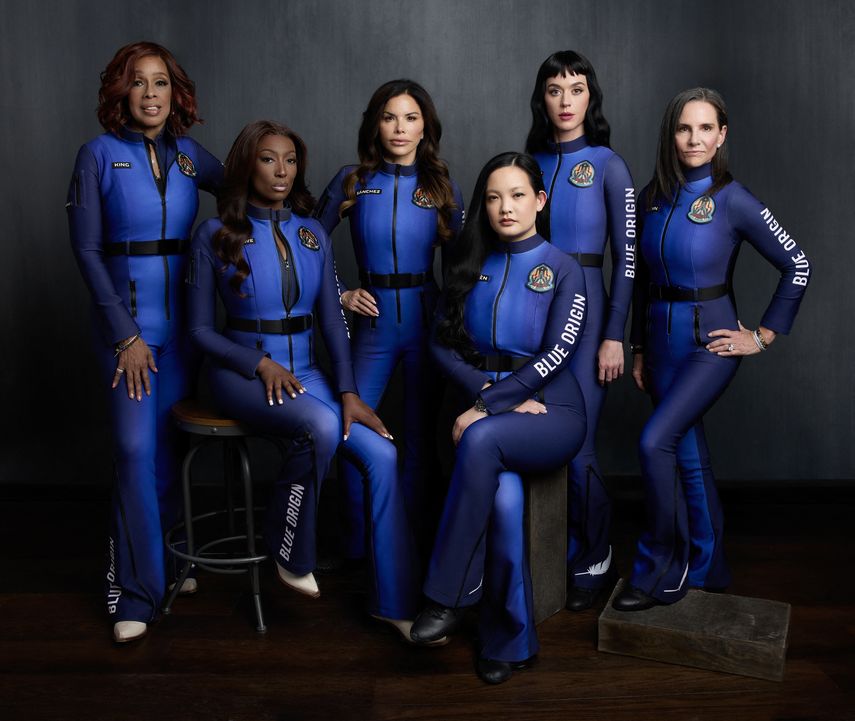 Katy Perry en vuelo espacial