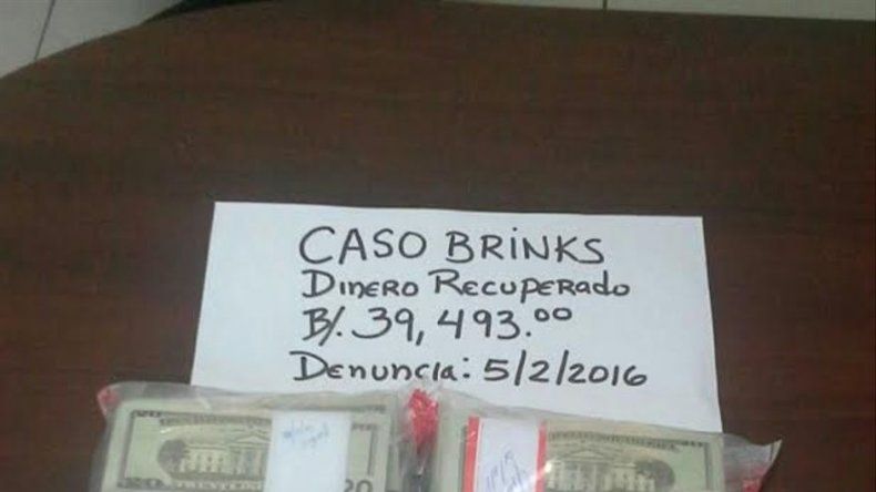Detienen a sujetos tras hurto de valija de empresa de transporte de valores