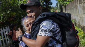 José Galeano se marcha hacia Estados Unidos con un hermano y dos primos.