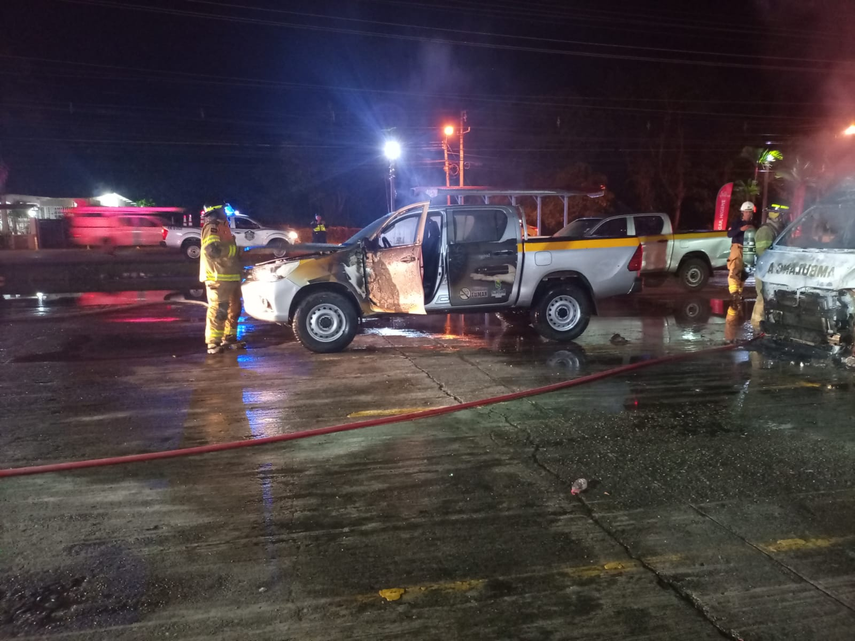 MINSA investiga origen del incendio de ambulancia