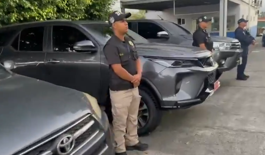 Incautan tres vehículos&nbsp;