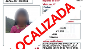 Tras la Alerta Amber, la Policía Nacional ubica a la menor desaparecida Tras la Alerta Amber, la Policía Nacional ubica a la menor desaparecida