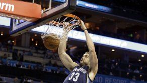Conley y Gasol lideran remontada de 26 puntos y ganan los Grizzlies