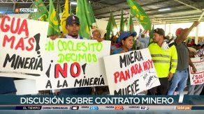 Se reanuda la discusión del contrato minero en Coclesito