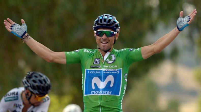 Alejandro Valverde gana al esprint la etapa 8 de la Vuelta a España