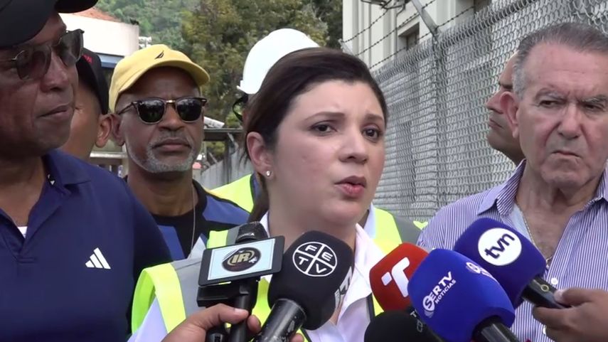 Ministra de trabajo habla sobre trabajadores de Panama Ports Company.