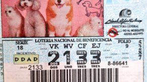 Billete de la Lotería.
