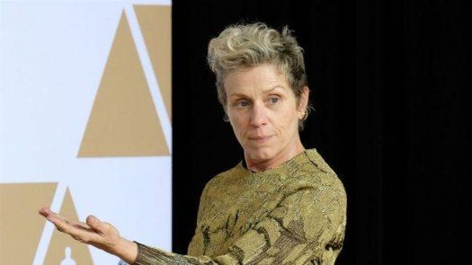 Frances McDormand sufre el robo de su Óscar y lo recupera horas después