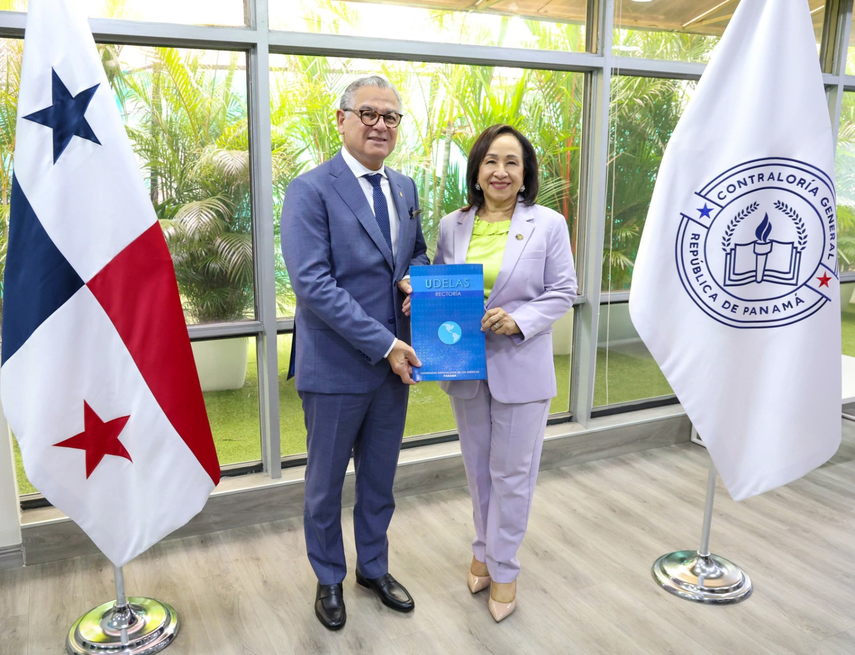 Rectora de UDELAS y Contralor