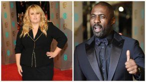Rebel Wilson aprovechó la gala de los BAFTA para flirtear con Idris Elba