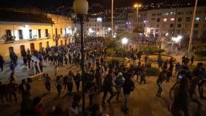 Violentas protestas en Ecuador contra el fin de subsidios al combustible Violentas protestas en Ecuador contra el fin de subsidios al combustible