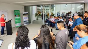 Inauguración del Mercado Periférico Municipal.