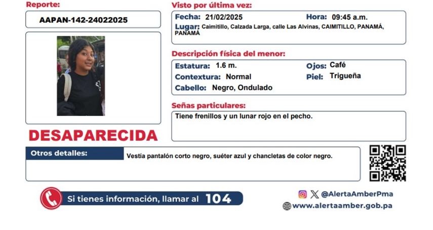 Activan Alerta Amber por segunda niña desaparecida