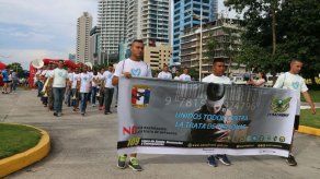 Realizan quinta marcha nacional contra la trata de personas