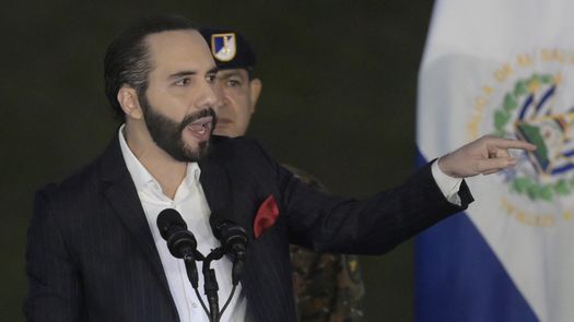 El presidente El Salvador, Nayib Bukele.