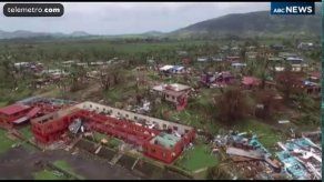 Sube a 29 el número de muertos tras paso de ciclón en Fiji