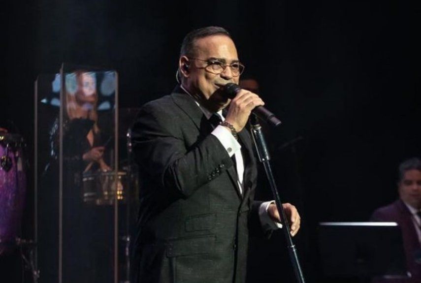 El cantante Gilberto Santa Rosa.