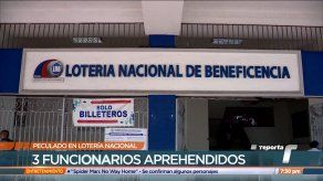 Tres funcionarios de la Lotería fueron aprehendidos por supuesto peculado