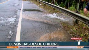 Calles en Chilibre están llenas de huecos y con tuberías rotas