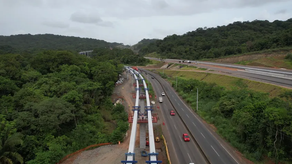 Cierre en la carretera Panamericana.