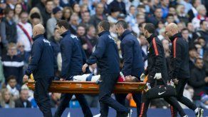 El defensa Marcos Rojo se dislocó el hombro izquierdo