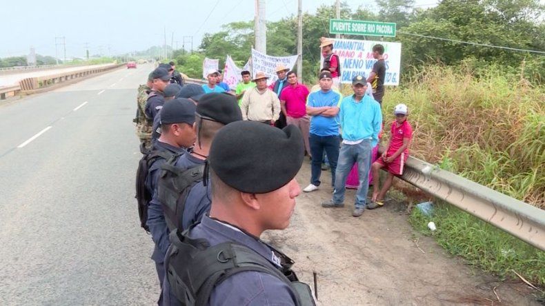 Protesta indígena en Pacora, unidades de la PN llegaron al lugar
