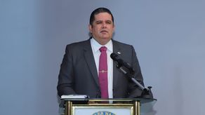 El ministro de Seguridad, Juan Pino.