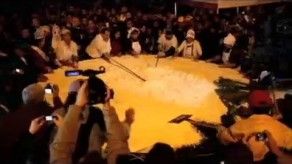 Elaboran panqueque gigante de la gastronomía popular de Paraguay