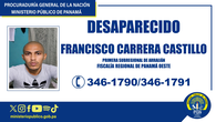 buscan a francisco carrera castillo, desaparecido en arraijan desde el 2 de mayo buscan a francisco carrera castillo, desaparecido en arraijan desde el 2 de mayo