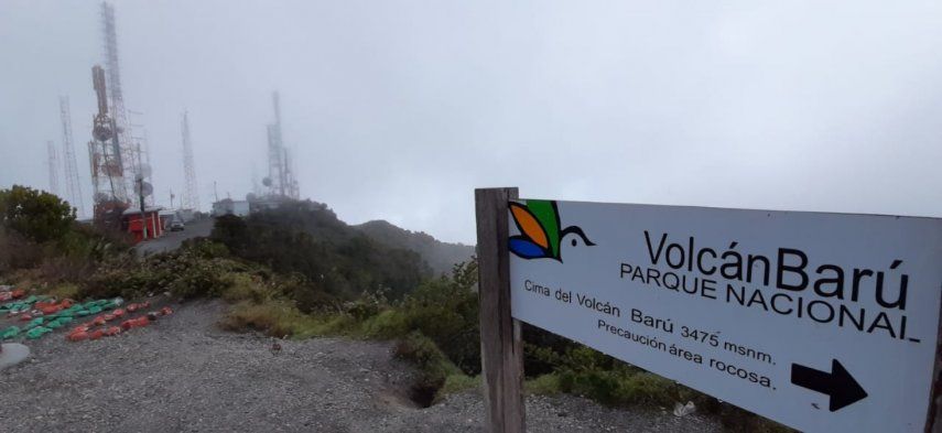 MiAmbiente ordena el cierre de lo senderos del Parque Nacional Volcán Barú.
