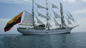 El Buque Escuela Guayas a su llegada a Cartagena, Colombia. El Buque Escuela Guayas a su llegada a Cartagena, Colombia.