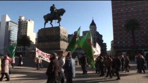 Jubilados Protestan en Uruguay