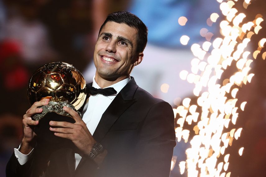 Rodri Hernández ganador del Balón de Oro 2024.
