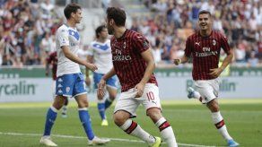 Milan vence a Brescia 1-0 en la Serie A