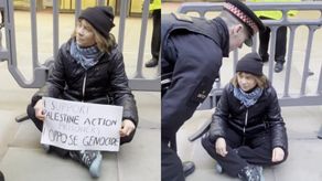 Greta Thunberg fue arrestada por apoyo a el grupo Palestine Action.