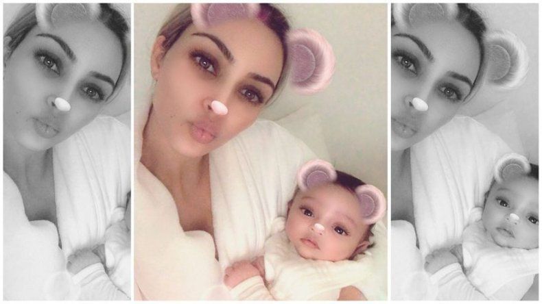Kim Kardashian comparte la primera foto de su hija Chicago