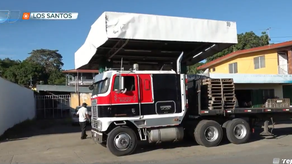 Sujetos roban en estación de combustible de Los Santos.
