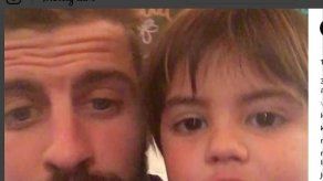 Gerard Piqué presume con orgullo del corazón barcelonista de su hijo Milan
