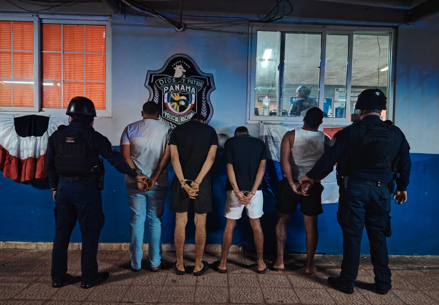 Detenidos en Veracruz por la Policía Nacional.&nbsp;