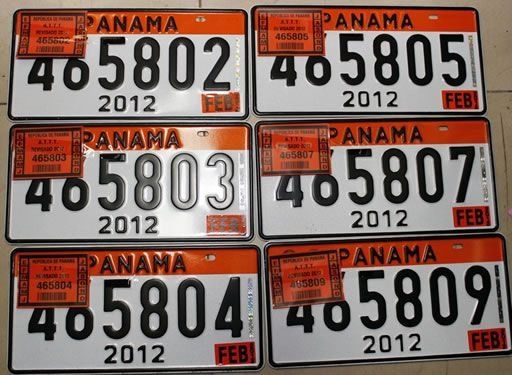 Placas de febrero ya pueden ser retiradas en Municipio de Panamá
