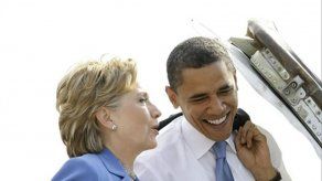 Obama y Clinton hacen campaña juntos en Nueva Hampshire